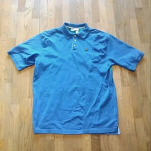 Rocawear Polo Shirt Mens Large Blue Short Sleeve Casual